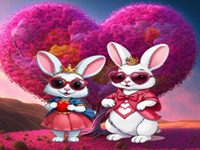Rabbits Find The Parachute