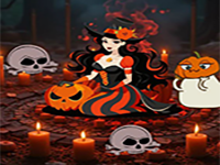 Play Halloween Spider Web Treasure Escape - Free Online Escape Game