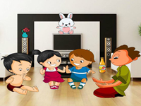 Play Calm The Naughty Kids - Free Online Escape Game