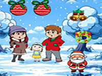 Play Family Stranded Christmas Snow Land - Free Online Escape Game