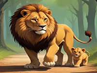Caring Lion Escape