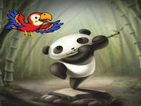 Play Parrot Escaped Panda Jungle - Free Online Escape Game