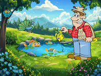 Play Recover Fish From Fisherman - Free Online Escape Game