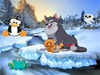 Play Secure The Squirrel From Wolf - Free Online Escape Game