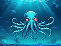 Deep Sea Squid Escape