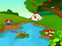 Play Help River Stuck Ant - Free Online Escape Game