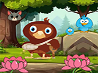 Play Help Injured Bird Fallen Down - Free Online Escape Game