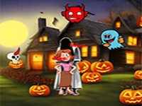 Play Devil Caught Sona Aunty - Free Online Escape Game