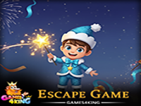 Play New Year Sparkle Boy Escape - Free Online Escape Game