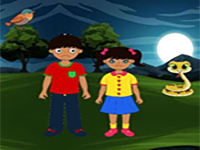 Play Siblings Escape From Dark Forest - Free Online Escape Game