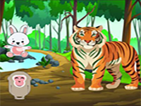 Play Tiger Reach The Cave - Free Online Escape Game