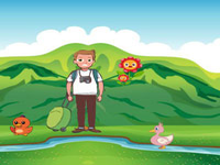 Play Find Tourist Man Car - Free Online Escape Game