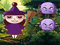 Play Witch Attend Halloween Party - Free Online Escape Game