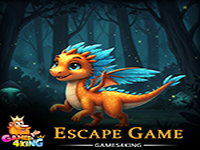 Play Lively Little Dragon Rescue - Free Online Escape Game