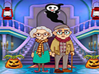 Play Older Pair Escaped Halloween Castle - Free Online Escape Game