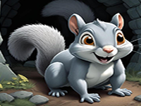 Smart Little Squirrel Escape
