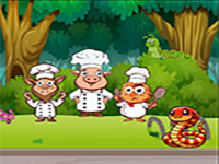 Play Animal Attend Cooking Competition - Free Online Escape Game
