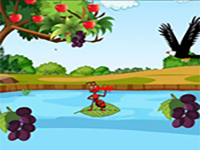Play Ant Stuck Middle Of The River - Free Online Escape Game