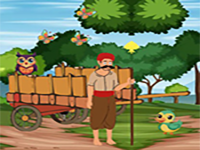 Play Locate The Farmer Cart Bull - Free Online Escape Game