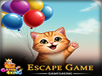 Play Colorful Balloon Cat Escape - Free Online Escape Game