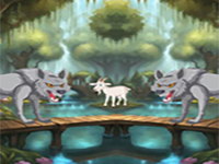 Play Wolves Surrounding The Goat - Free Online Escape Game