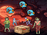 Play Zombies Surrounded Girl Escape - Free Online Escape Game
