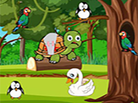Play Wounded Tortoise Reach Pond - Free Online Escape Game
