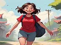Joyful Young Girl Rescue