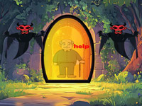Play Grandpa Stuck In Devil Land - Free Online Escape Game