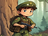 Brave Soldier Kid Escape