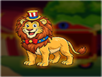 Play Free The Cheerful Circus Lion - Free Online Escape Game