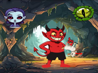 Play Protect Goat From Devil Monster - Free Online Escape Game