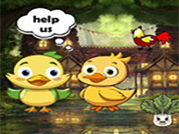 Play Assist Sad Duck Babies - Free Online Escape Game