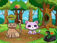 Play Assist Couple Of Wild Cats - Free Online Escape Game