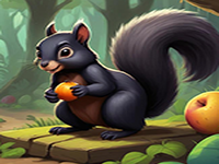 Busy Black Squirrel Rescue