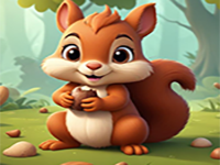 Nut Holding Squirrel Rescue