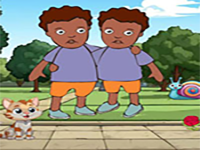 Play Twins Find Missing Sister - Free Online Escape Game