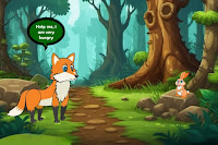 Play Fox Getting Very Hungry - Free Online Escape Game