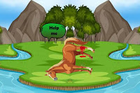 Play Tend to the Wounded Horse - Free Online Escape Game